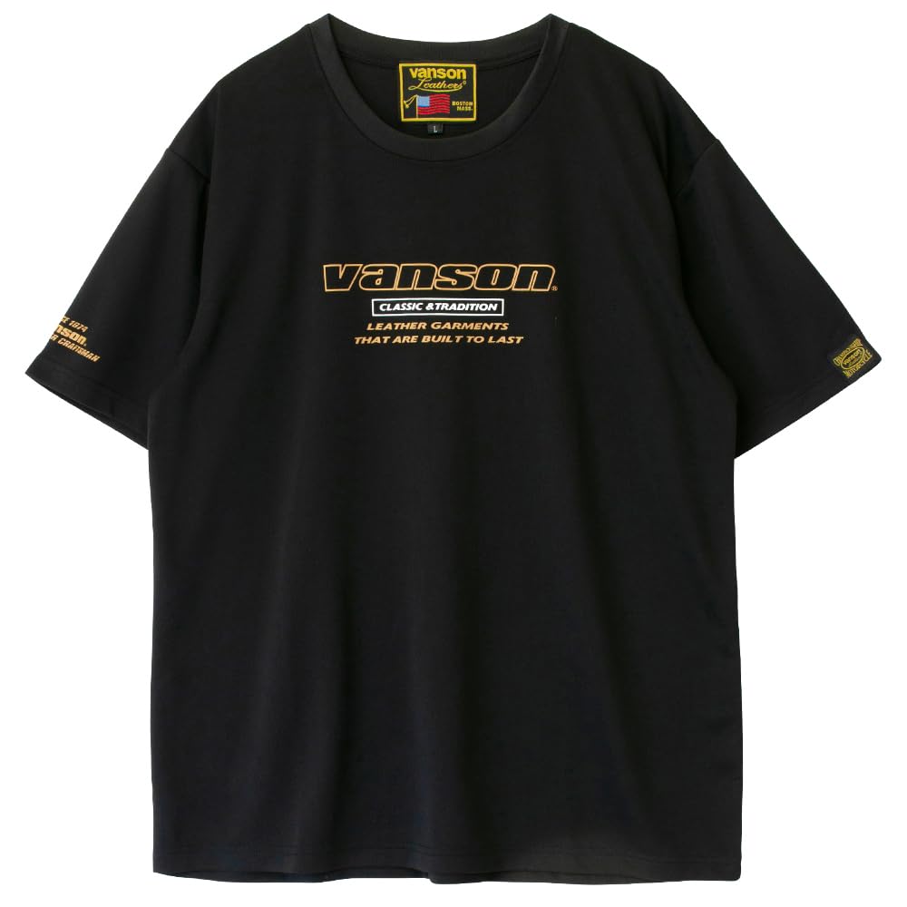 Vanson Streetwear Сетчатая футболка, Черный