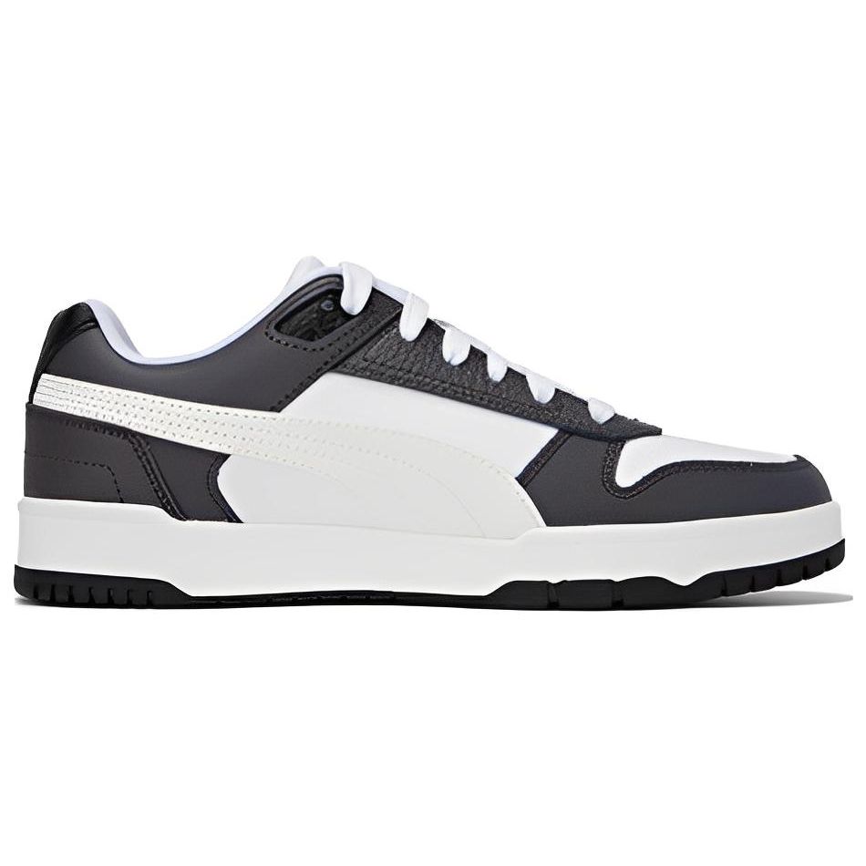 Puma RBD Game Low Dark Coal Unisex Sneakers Grey White Black 386373-22