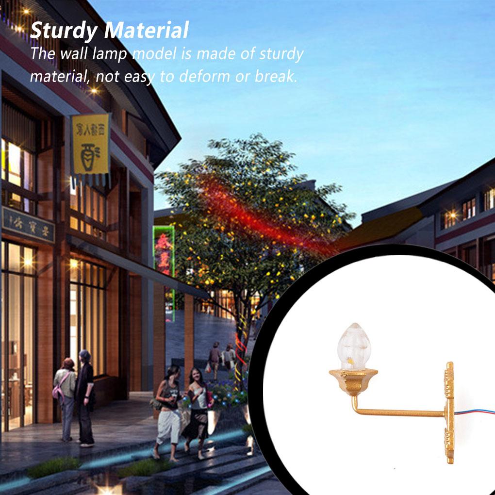 Микро Ландшафтный Настенный Светильник Аксессуары Маленький Сценический Макет Аксессуар Освещение Украшения DIY Строительный Светильник Модель Светильники Декор