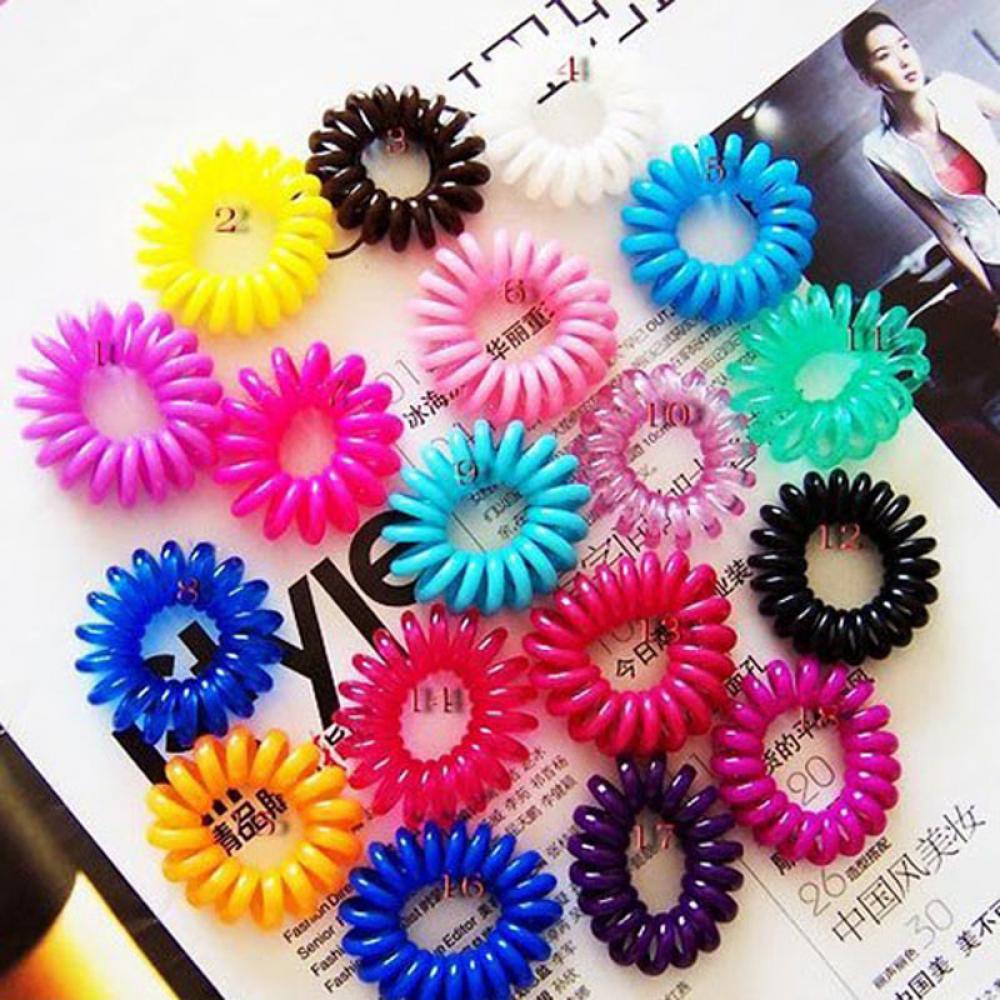 10 шт. Горячая распродажа Девушка Женщина Эластичная Резинка для Волос Держатель для Хвоста Резинка для Волос