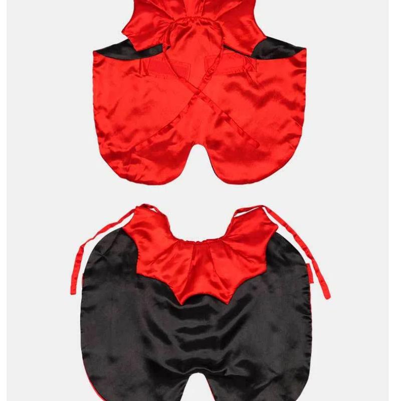 Костюмы на Хэллоуин для котят, Костюм плаща вампира для собаки, Костюм дьявола для собаки, Плащ-накидка вампира для кошки, Костюмы на Хэллоуин для питомцев