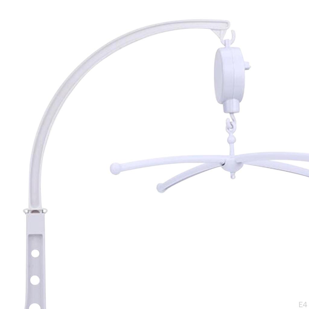 Детская кроватка с дугой для подвесных игрушек и держателем для декоративных игрушек