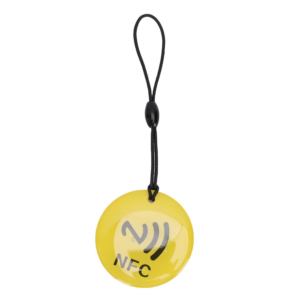 10 шт. NFC-меток брелок 35 см чип NTAG213 программируемый NFC-брелок NFC-карта для всех мобильных телефонов и устройств с поддержкой NFC желтый