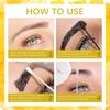 Black Brown Semi-permanent Eyebrow Dye Accessories Complete Eyebrow Dye Set Lasting and Non-fading Eyebrow Dye