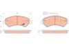 Trw Gdb1703 Trw Brake Pads Front 1-Sensor