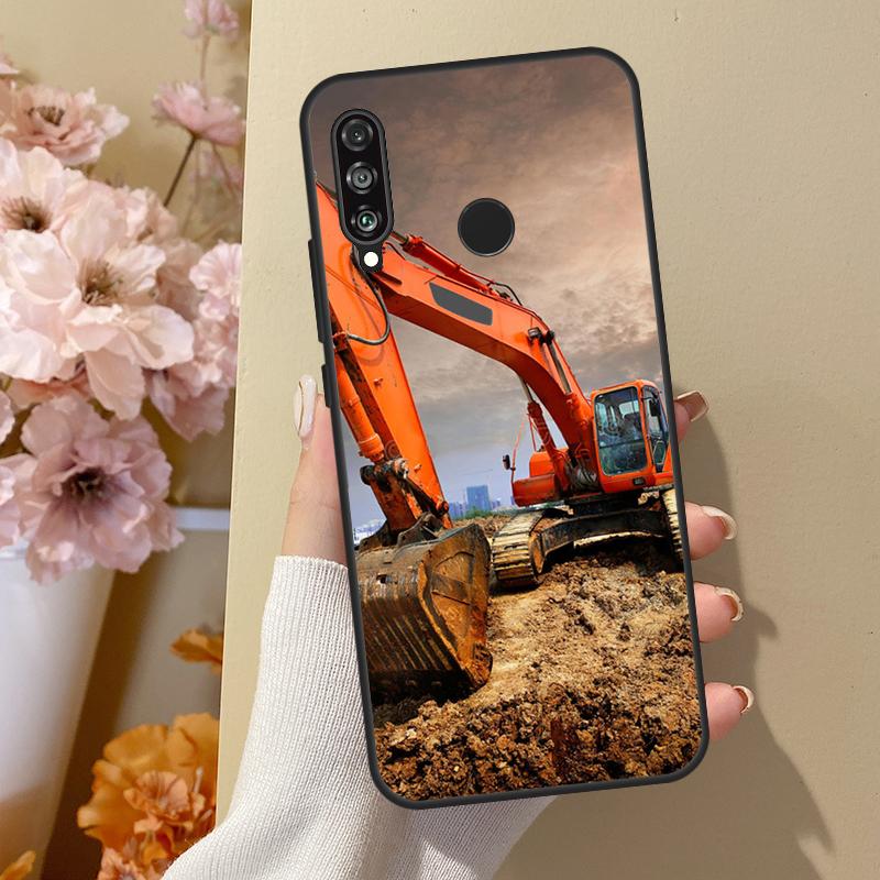 Чехол для экскаватора Honor 50 8X 9X 10i для Huawei P50 Pro P20 P40 P30 Lite P Smart 2021 Nova 5T