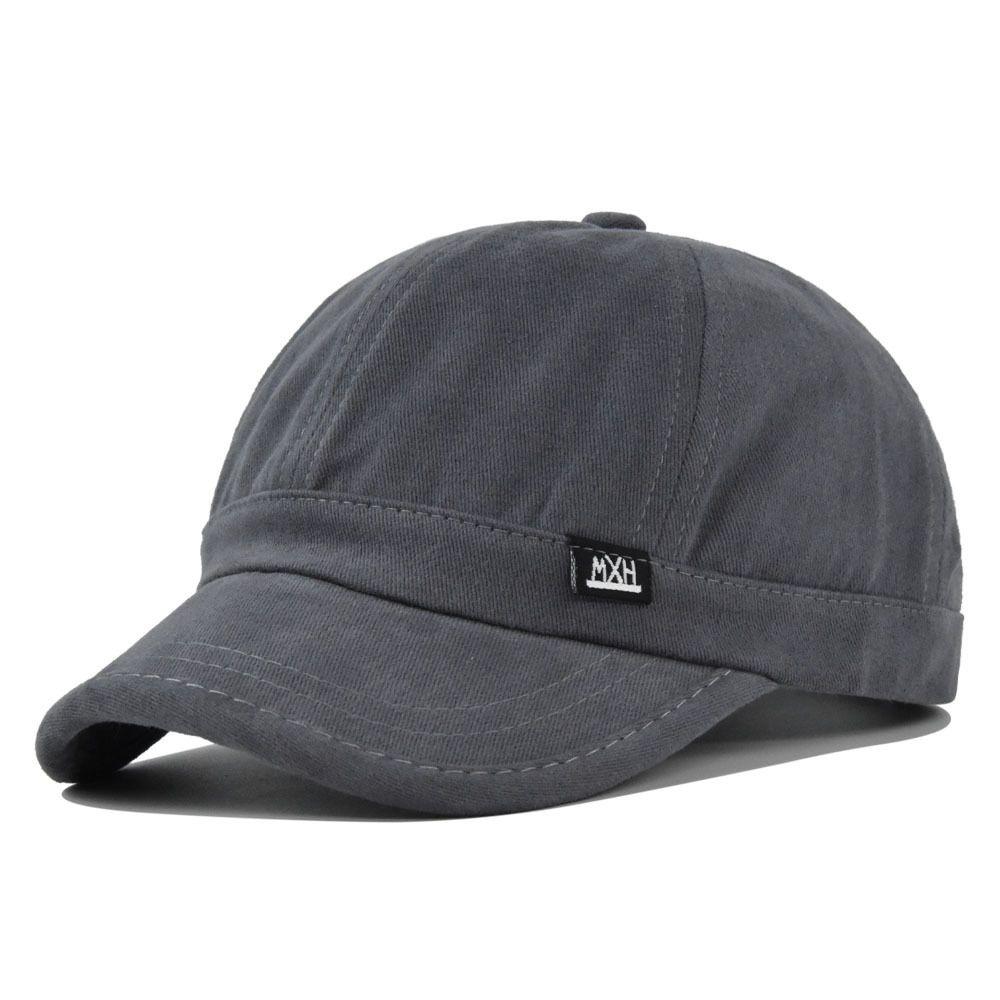 New Fashionable Unisex Baseball Cap Japanese Style SHORT Brim Baseball Hat Outdoor Adjustable Streetwear Summer Casual Cap