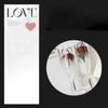 LOVE Rose Packaging Bags Transparent Flower Wrapping Paper Gifts Bouquet Plastic Bag
