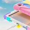 Armored case for Samsung Galaxy Tab A11+, with stand and shoulder strap - multicolor