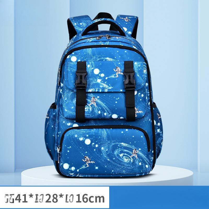 Ранец для начальной школы, Мужской тип бокового холодильника Легкий детский рюкзак, Студенческая сумка