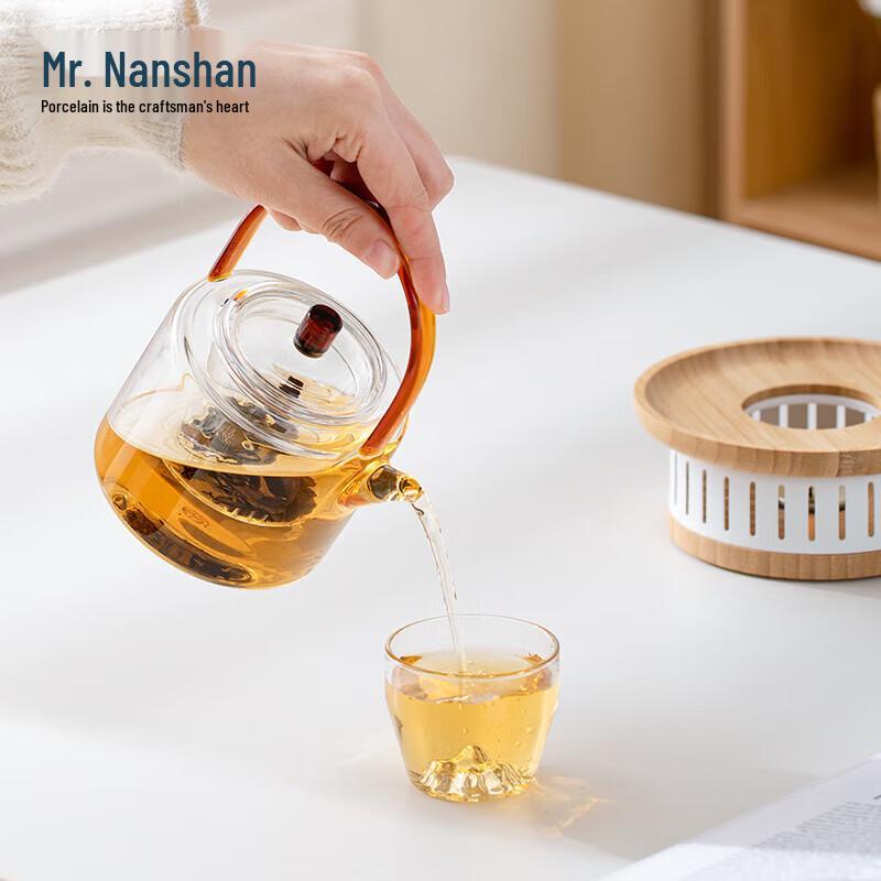 Nanshan Heat-Resistant Glass Steaming Teapot Set