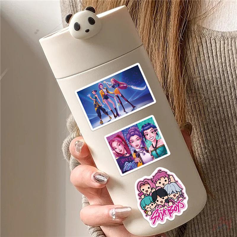 60 шт./набор K-pop Demon Hunters Series 01 Наклейки DIY Модные водонепроницаемые наклейки-дудлы
