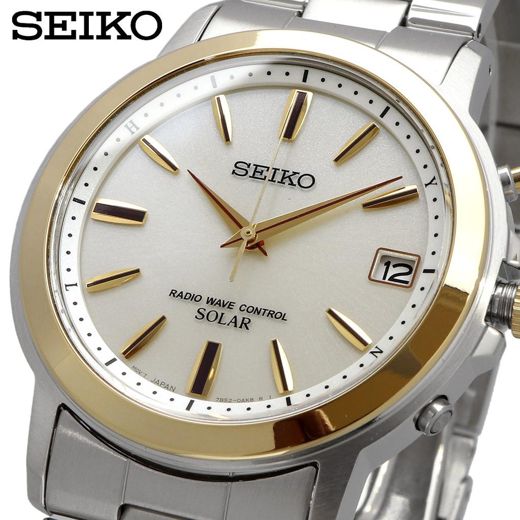 SEIKO Солнечные часы SPIRIT SBTM170 Мужские Радиоуправляемые
