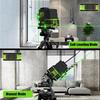 3D 12 Lines Multi-functiona Professional Green Laser Level with Remote Control and Rechargeable Battery