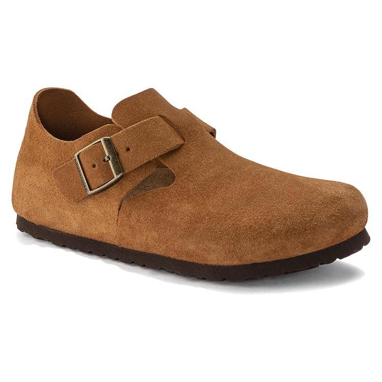 Birkenstock Лондонская Замшевая Кожа 'Норка' 1023519