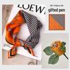 Elegant Mulberry Silk Scarf Flower Gift