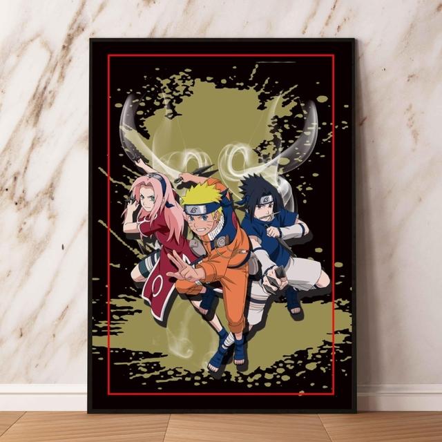 Печать на холсте Каваки Наруто Украшение Плакат Игрушка Высокое качество Искусство Манга Картина Висит