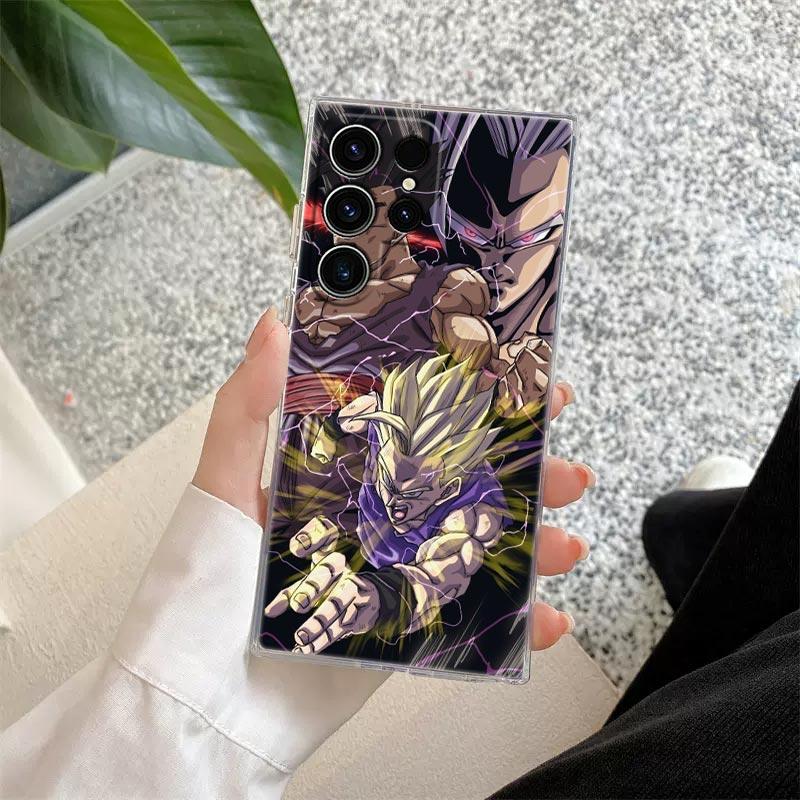Dragons Anime Balls S26 Ultra Case Coque For Samsung Galaxy S25 S26 S24 S23 Ultra S22 S20 Plus S21 FE A57 5G Clear Phone Cover