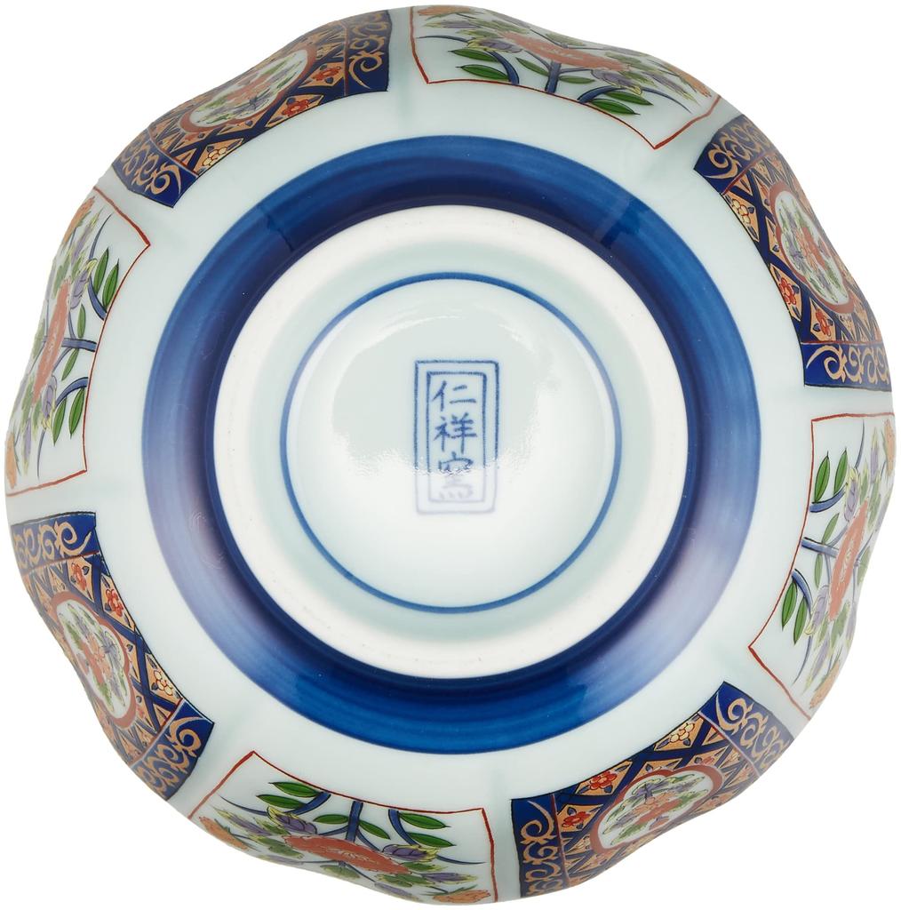 Tableware Nishiki Japanese Bowl X5pcs and Plate X5pcs Set Ko-Imari Set, Porcelain/Size(cm) 12x5.6, 11.3x2/No099994
