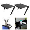 2x Adjustable TV Screen Monitor Shelf Computer Top Storage Bracket