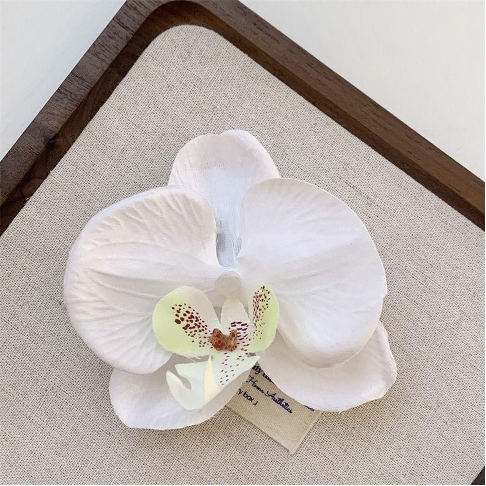 Chic Hair Grip Orchid Butterfly Hairpin Gift Flowers Hair Clips  Women