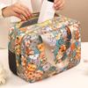 Портативная косметичка: Разделение на сухое и влажное, Большая вместительная косметичка-сумка для путешествий, плавания, фитнеса