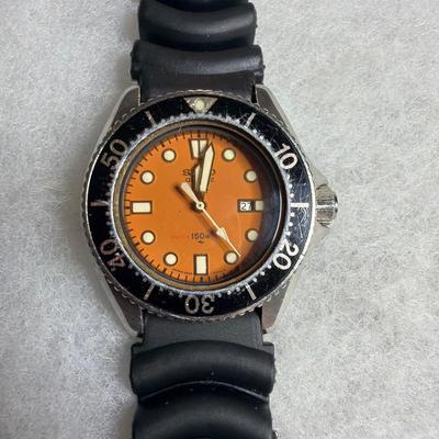 Б/у Редкие SEIKO Оранжевые батарея заменена Дайверские 2625-0010 Кварцевые