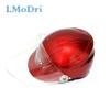 LMoDri новый зимний мотоциклетный утепленный шлем однотонный мотоциклетный шлем мотокроссовый шлем с открытым лицом в стиле ретро