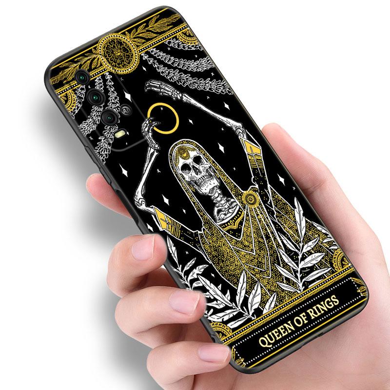 Чехол для телефона Witches Moon Tarot для Xiaomi Redmi Note 5 6 9T K20 K40 K50 Pro 7A 8A 9A 9C 9i 10A 10C A1 S2, мягкий черный чехол из ТПУ