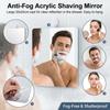 PC Anti-Fog Acrylic Mirror for Bathroom Shaving and Makeup Use Durable and Fog-Free