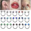 Ring Indian Style Crystal Piercing Clip Fashion Body Jewelry Septum Piercings Dragon Claw Nose Ring