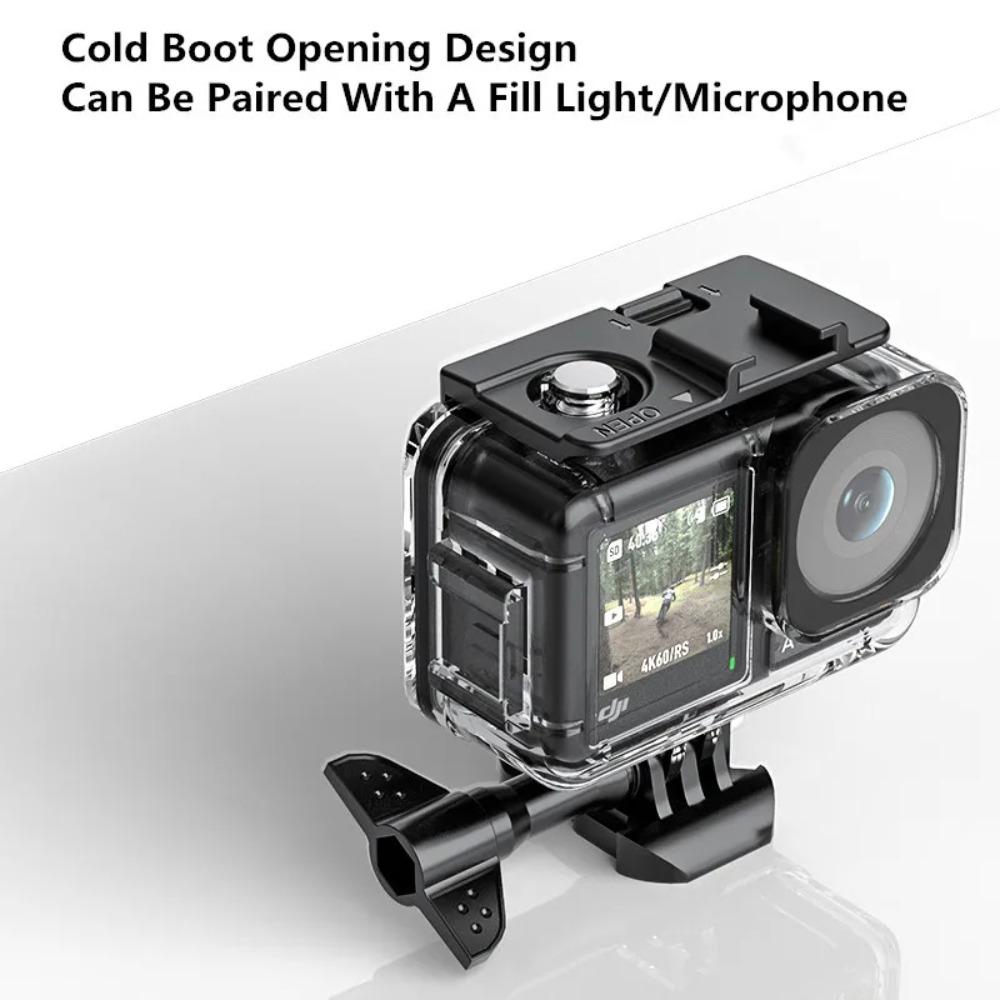 45M Underwater Diving Waterproof Protective Housing Case Cover For DJI Osmo Action 5 Pro 4 3 Sports Camera Dive Accessories