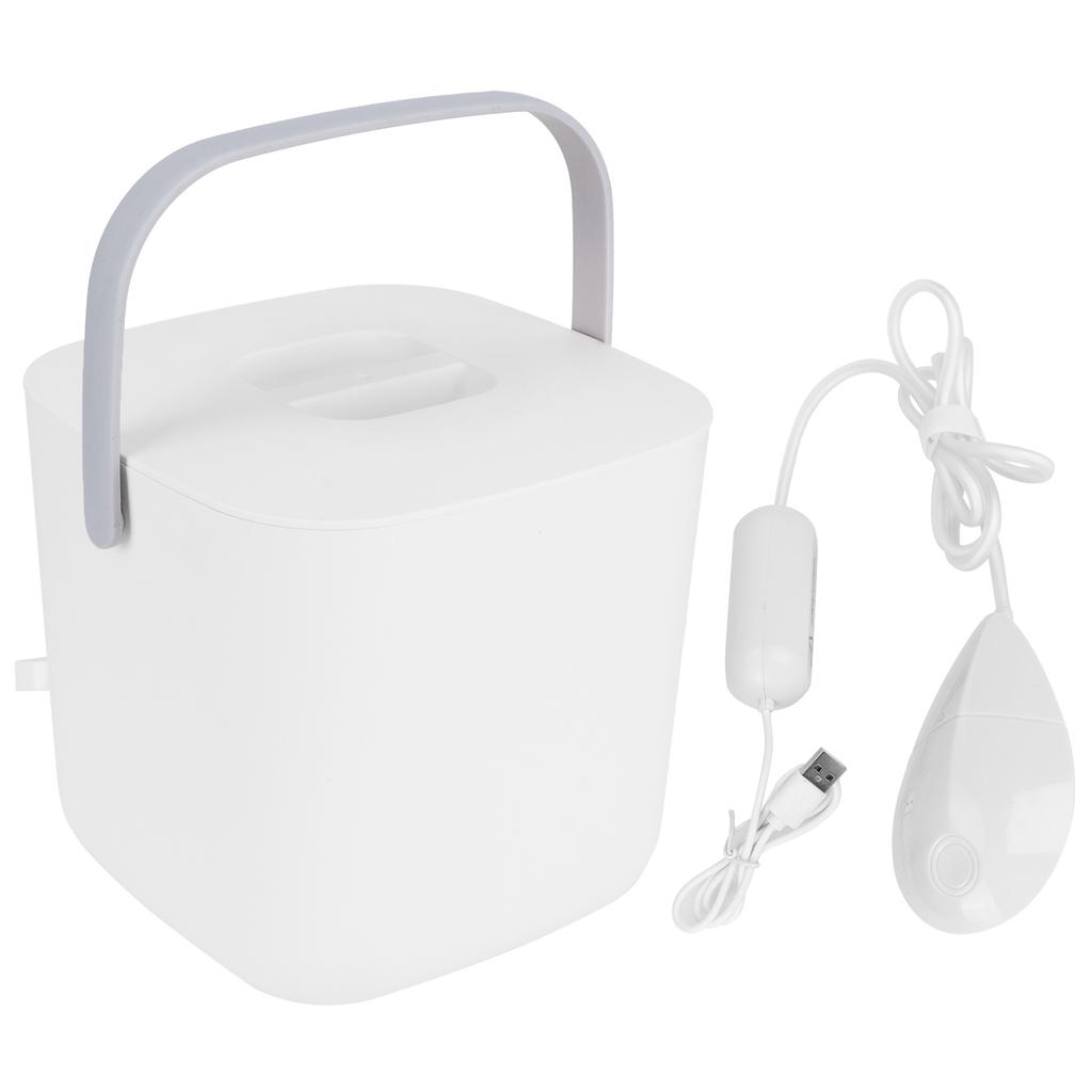 Мини-стиральная машина 8 л, портативная, с питанием от USB, ультразвуковая, для стирки нижнего белья, розовая