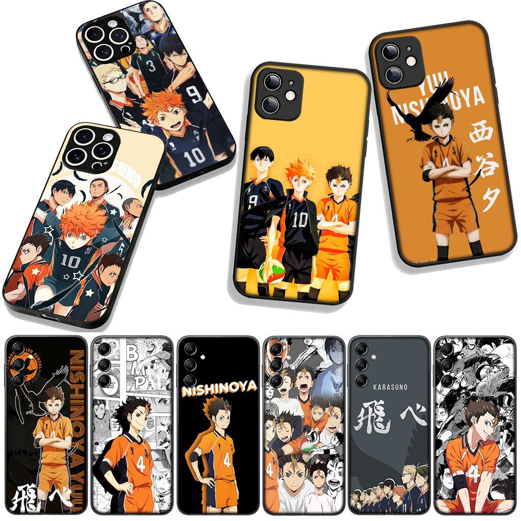 Cover for Xiaomi Redmi Note 14 12 13 ProPlus A4 A3 Pro Plus 12C 13C 14C 5G Phone Case Karasuno Haikyuus Yu Nishinoya Yuu