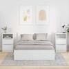 Nightstands (2 pcs) White 40 x 30 x 67 cm Engineered Wood