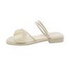 French Fairy Wind Flat Sandals Female Summer Fashion with Skirt 2025 New High-end Roman Beach Sandals