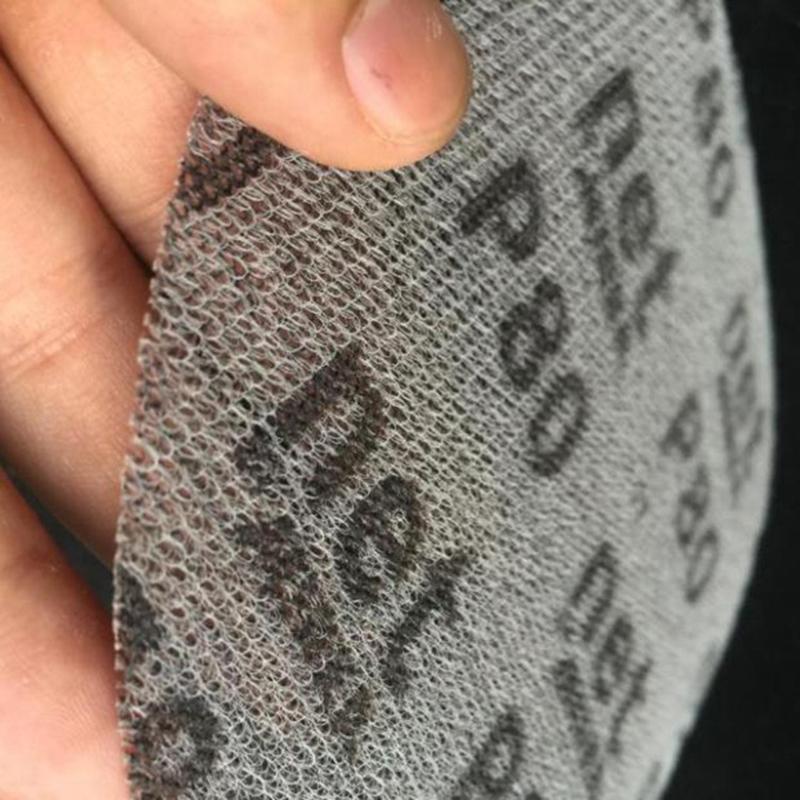 10Pcs Mesh Abrasive Dust Free Sanding Discs 5 Inch 125mm Anti-Blocking Dry Grinding Mesh Sand Disc Sandpaper 80 To 240 Grit