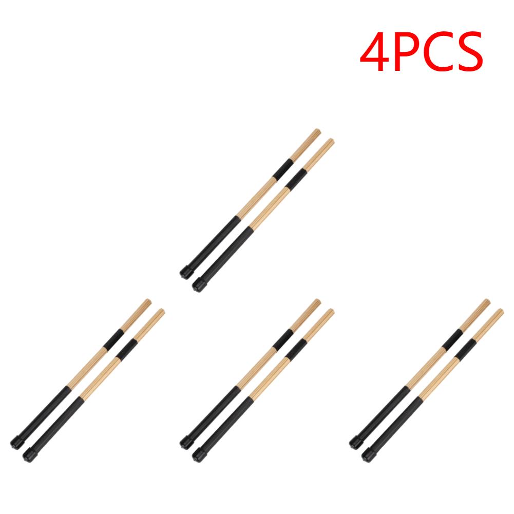 1-5 пар 40 см барабанные палочки щетки профессиональные бамбуковые перкуссионные барабанные палочки щетки аксессуары для музыкальных инструментов запчасти