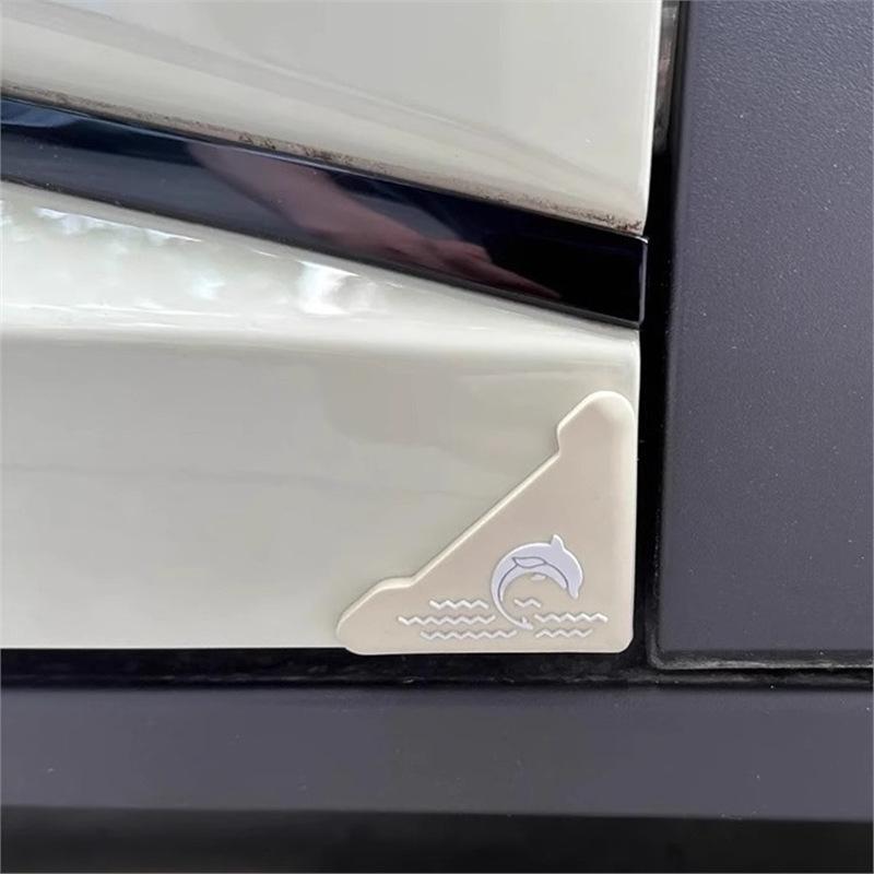 4 шт. Защита кромок дверей для автомобиля BYD Dolphin, Угловые наклейки-полоски от столкновений, Защитный протектор, Внешние аксессуары