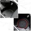 2pcs PVC For Opel Corsa Insignia LOGO OPC Line GTC Vauxhall Car Coaster Water Cup Anti-Slip Silicone Pads Interior Decoration