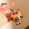 Creative Aesthetic Key Ring Funny Roach Plush Keychain, Cute Insect Stuffed Pendant for Backpack, Surprise Gift Friends Novelty Charm, Soft