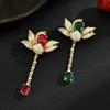 Senior Brooches Flower Leaf Brooch Pins for Women Suit Pendant  Fashion Brooches Jewelry