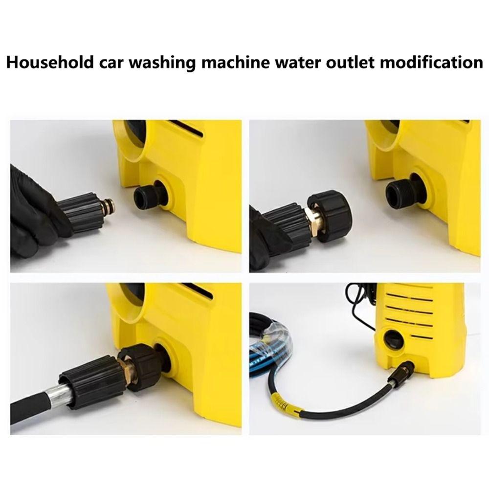 1Pcs Couplers Swivel Pressure Washer Adapter Wash Torch Hose Connector  Home Garden Accessory