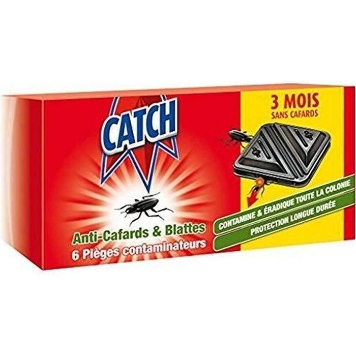 CATCH Set of 6 Cockroach Contaminators - Destroys the Entire Nest.
