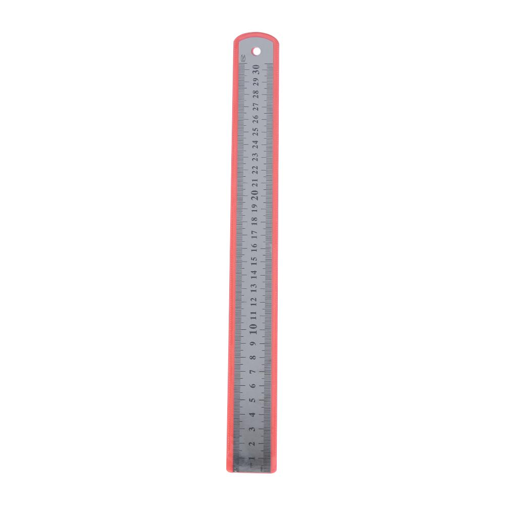 Precision Metric Imperial Metal Drawing Double Sided Straight Ruler Stainless Steel Metric/Inch