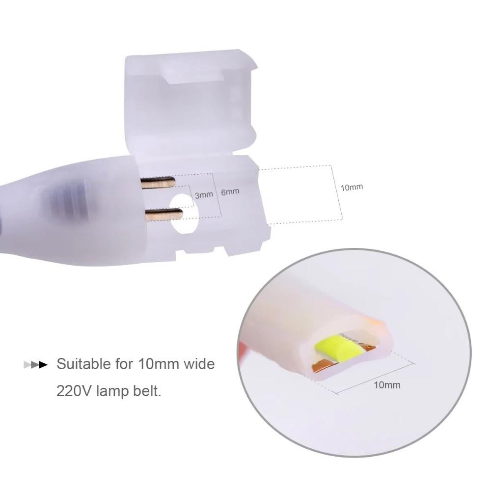 220V 110V LED Strip Power Plug Flexible Supply Plug With Switch for LED Strip Light