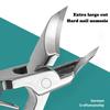 Slanted Nail Clipper Oblique Blade Ingrown Toenail Clipper Anti-Splash Wide Jaw Opening Hard Nails Curved Blade Manicure Tools