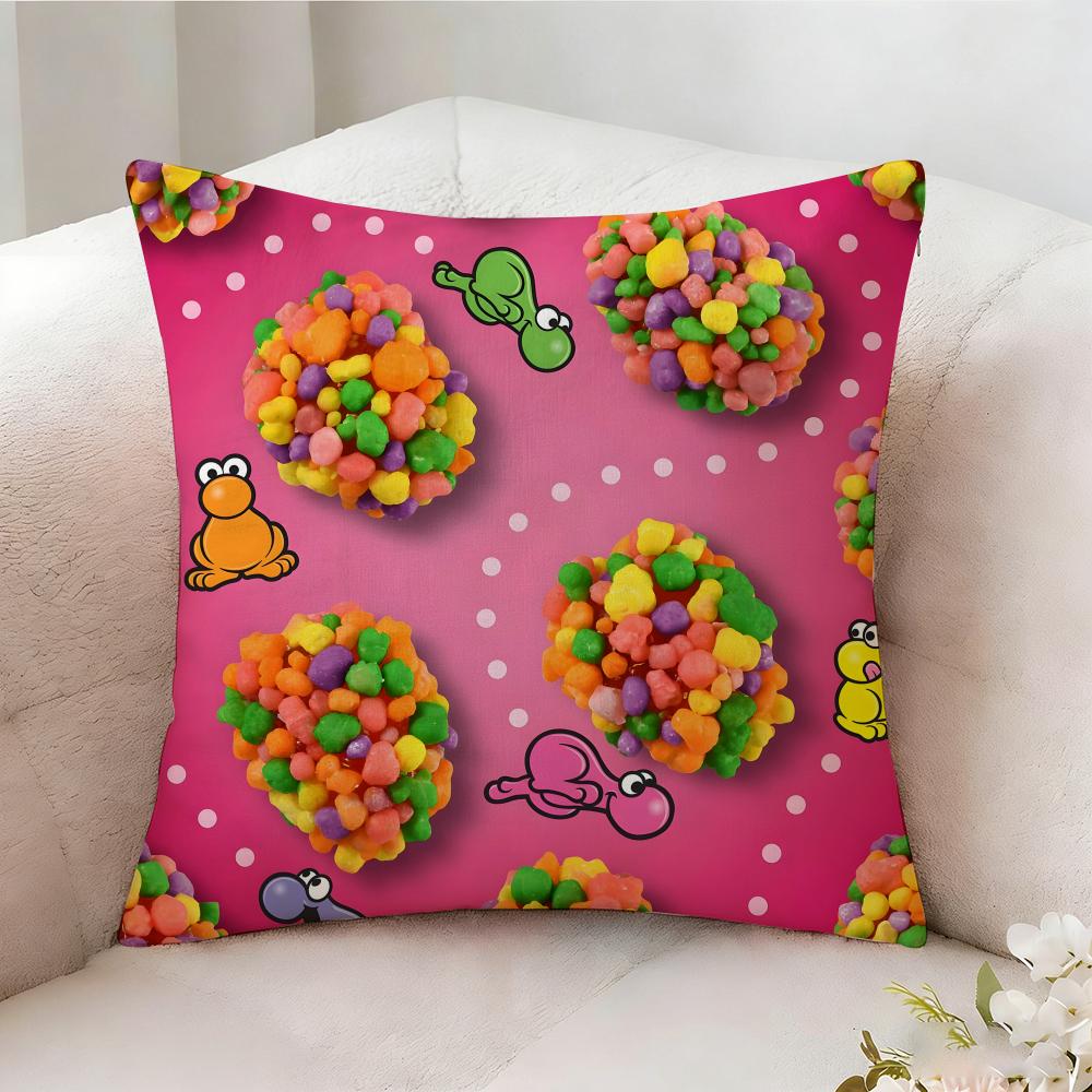 Nerds Gummy C-Clusterss Pillow Case Pillowcase, Double-Sided Printed, Sofa Cushion, Bedroom Headboard Pillow