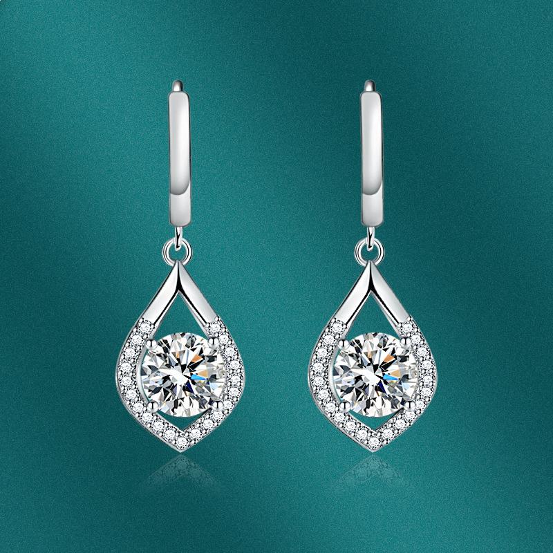 Sace Gems Классические серьги из медного сплава с цирконом, женские ювелирные изделия, свадебный подарок для вечеринки