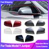 Для Tesla Model Y Juniper -2026 Накладка на боковое зеркало Заглушка зеркала заднего вида Корпус Защитная накладка на зеркало двери Аксессуары